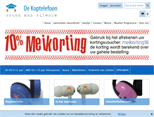 Tablet Screenshot of dekoptelefoon.nl